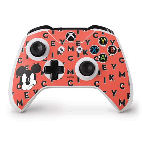 Disney Mickey Mouse Grumpy Face Xbox One S Controller Skin