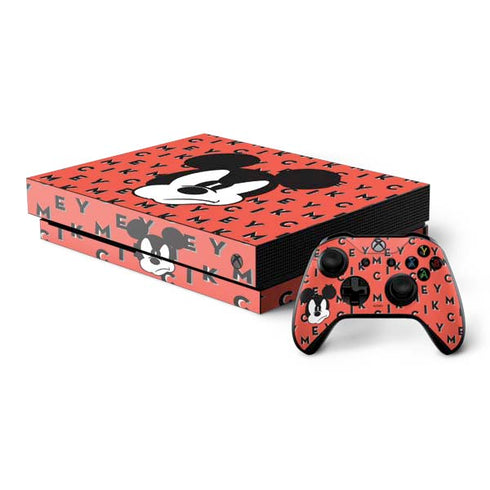 Disney Mickey Mouse Grumpy Face Xbox One X Bundle Skin