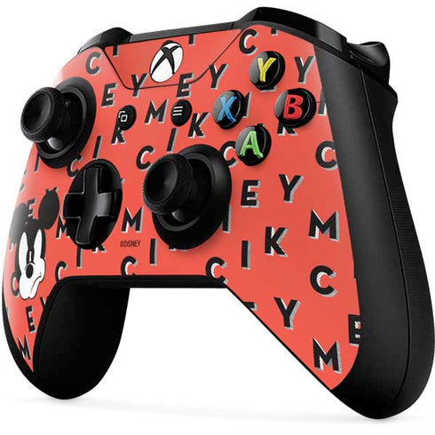 Disney Mickey Mouse Grumpy Face Xbox One X Controller Skin