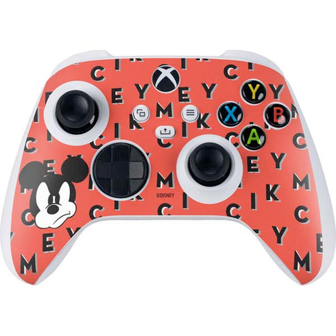 Disney Mickey Mouse Grumpy Face Xbox Series S Controller Skin