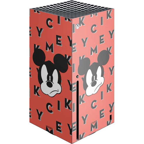 Disney Mickey Mouse Grumpy Face Xbox Series X Console Skin