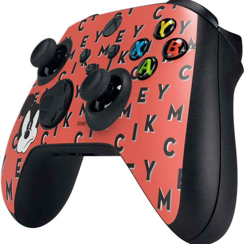Disney Mickey Mouse Grumpy Face Xbox Series X Controller Skin