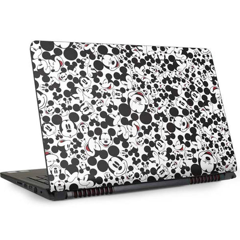 Disney Mickey Mouse Face Pattern Dell Inspiron Skin