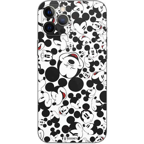 Disney Mickey Mouse Face Pattern iPhone 12 Pro Max Skin