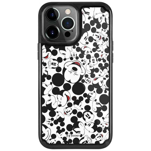 Disney Mickey Mouse Face Pattern iPhone 13 Pro Cargo Case