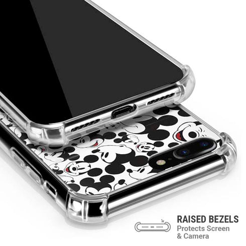 Disney Mickey Mouse Face Pattern iPhone 7/8 Plus Clear Case