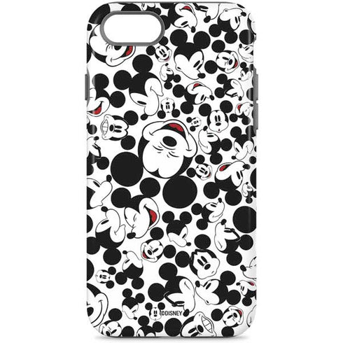 Disney Mickey Mouse Face Pattern iPhone 8 Pro Case