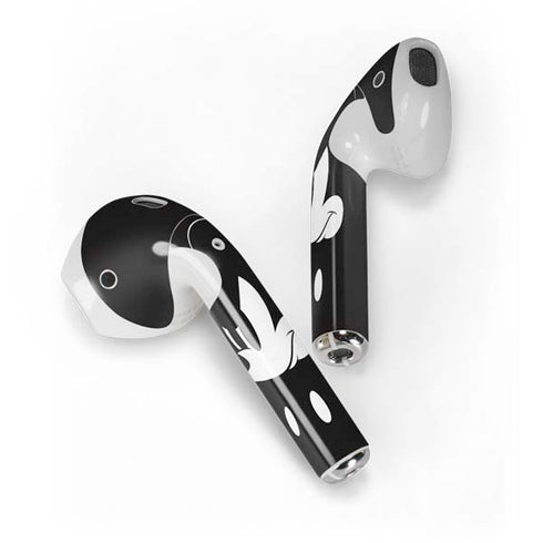 Disney Mickey Mouse Black and White Apple AirPods Skin