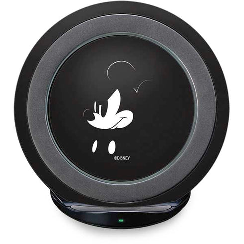 Disney Mickey Mouse Black and White Fast Charge Wireless Charging Stand Skin