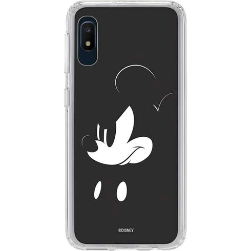 Disney Mickey Mouse Black and White Galaxy A10e Clear Case