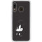 Disney Mickey Mouse Black and White Galaxy A20 Clear Case