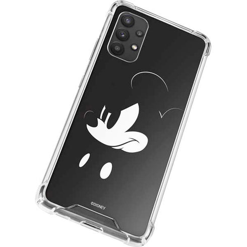 Disney Mickey Mouse Black and White Galaxy A32 5G Clear Case