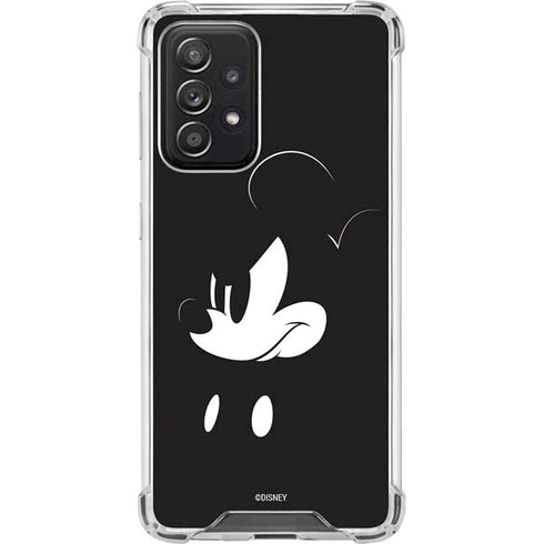Disney Mickey Mouse Black and White Galaxy A52 5G Clear Case