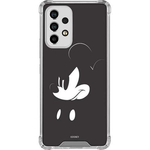 Disney Mickey Mouse Black and White Galaxy A53 5G Clear Case