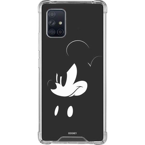 Disney Mickey Mouse Black and White Galaxy A71 5G Clear Case