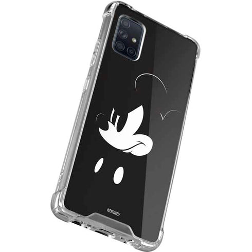 Disney Mickey Mouse Black and White Galaxy A71 5G Clear Case