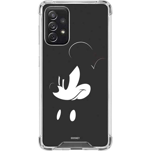 Disney Mickey Mouse Black and White Galaxy A72 5G Clear Case