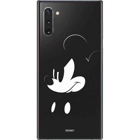 Disney Mickey Mouse Black and White Galaxy Note 10 Skin