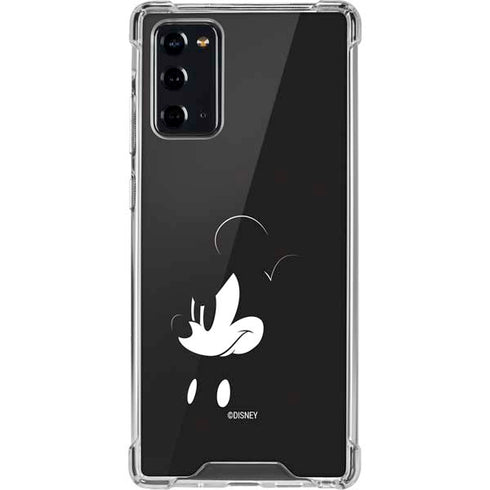 Disney Mickey Mouse Black and White Galaxy Note20 5G Clear Case