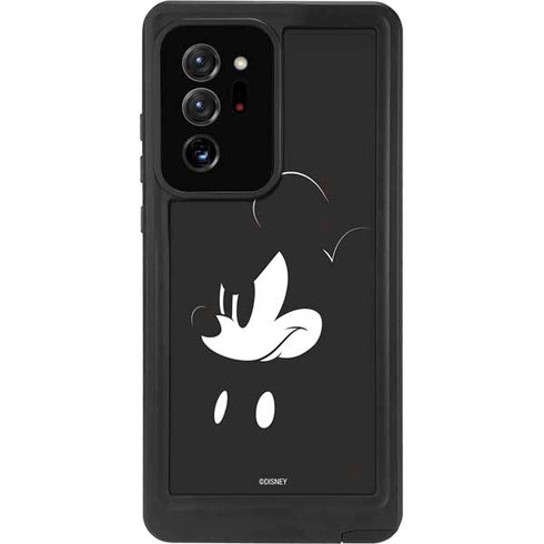 Disney Mickey Mouse Black and White Galaxy Note20 Ultra 5G Waterproof Case