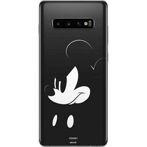 Disney Mickey Mouse Black and White Galaxy S10 Plus Skin