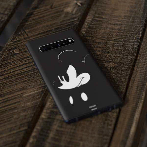 Disney Mickey Mouse Black and White Galaxy S10 Plus Skin