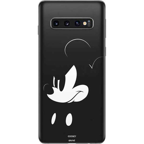 Disney Mickey Mouse Black and White Galaxy S10 Skin
