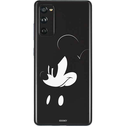 Disney Mickey Mouse Black and White Galaxy S20 Fan Edition Skin