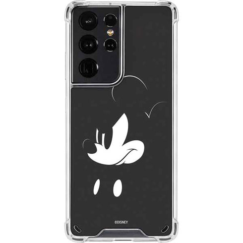 Disney Mickey Mouse Black and White Galaxy S21 Ultra 5G Clear Case
