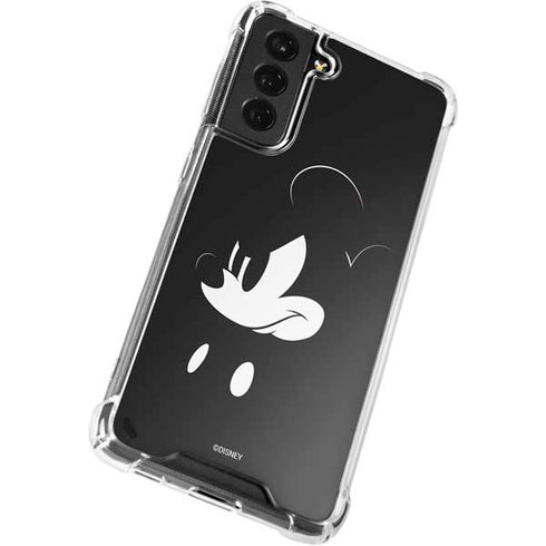 Disney Mickey Mouse Black and White Galaxy S22 Plus Clear Case