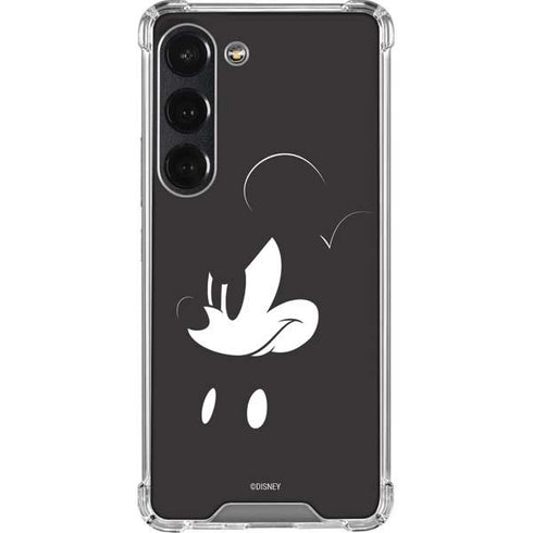 Disney Mickey Mouse Black and White Galaxy S23 Clear Case