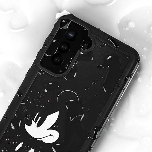 Disney Mickey Mouse Black and White Galaxy S23 Plus Waterproof Case
