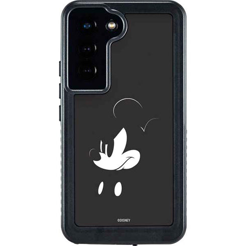 Disney Mickey Mouse Black and White Galaxy S23 Waterproof Case