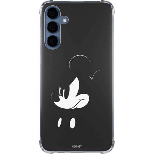 Disney Mickey Mouse Black and White Galaxy S24 Clear Case