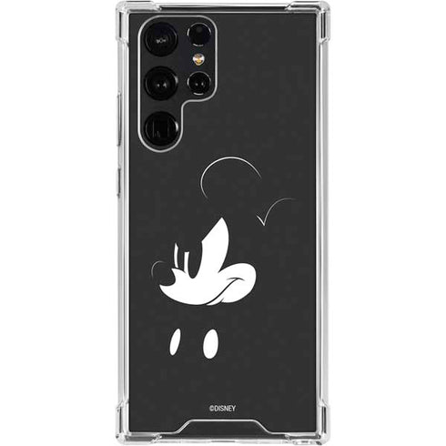 Disney Mickey Mouse Black and White Galaxy S24 Ultra Clear Case