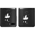 Disney Mickey Mouse Black and White Galaxy Z Flip Skin