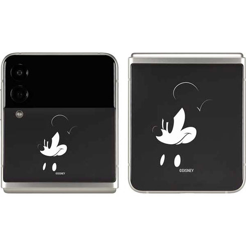 Disney Mickey Mouse Black and White Galaxy Z Flip3 5G Skin