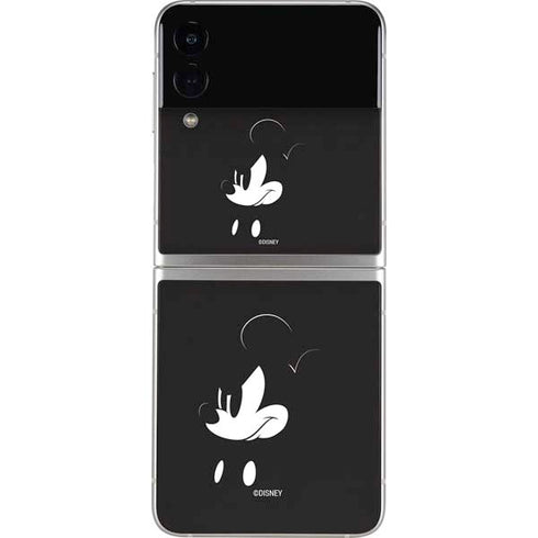 Disney Mickey Mouse Black and White Galaxy Z Flip3 5G Skin