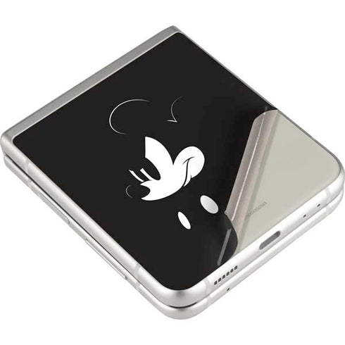 Disney Mickey Mouse Black and White Galaxy Z Flip3 5G Skin