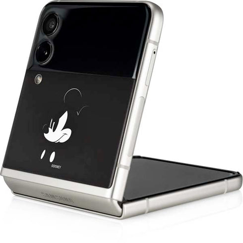 Disney Mickey Mouse Black and White Galaxy Z Flip3 5G Skin