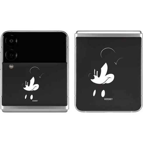 Disney Mickey Mouse Black and White Galaxy Z Flip4 5G Skin
