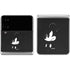 Disney Mickey Mouse Black and White Galaxy Z Flip4 5G Skin