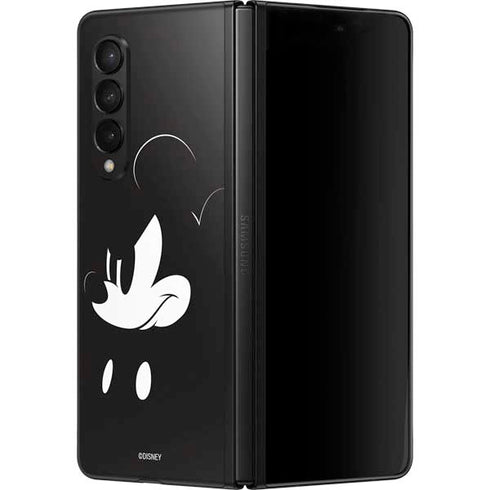 Disney Mickey Mouse Black and White Galaxy Z Fold3 5G Skin