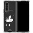 Disney Mickey Mouse Black and White Galaxy Z Fold4 5G Clear Case