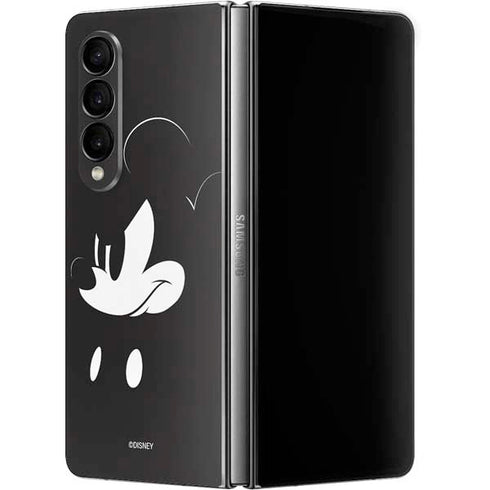 Disney Mickey Mouse Black and White Galaxy Z Fold4 5G Skin