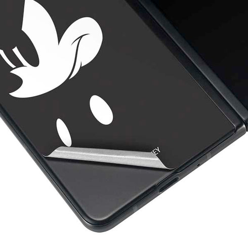 Disney Mickey Mouse Black and White Galaxy Z Fold4 5G Skin