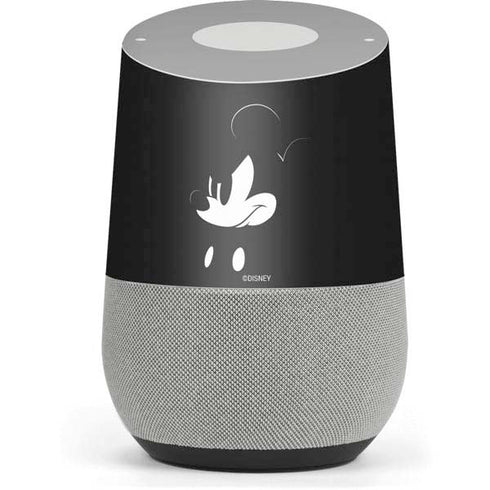 Disney Mickey Mouse Black and White Google Home Skin