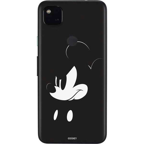 Disney Mickey Mouse Black and White Google Pixel 4a Skin