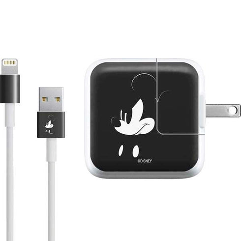 Disney Mickey Mouse Black and White iPad Charger (10W USB) Skin