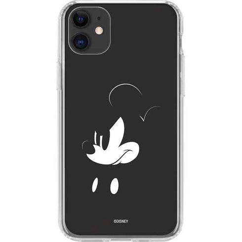 Disney Mickey Mouse Black and White iPhone 11 Clear Case